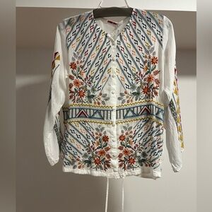 JOHNNY WAS EZRA BLOUSE
